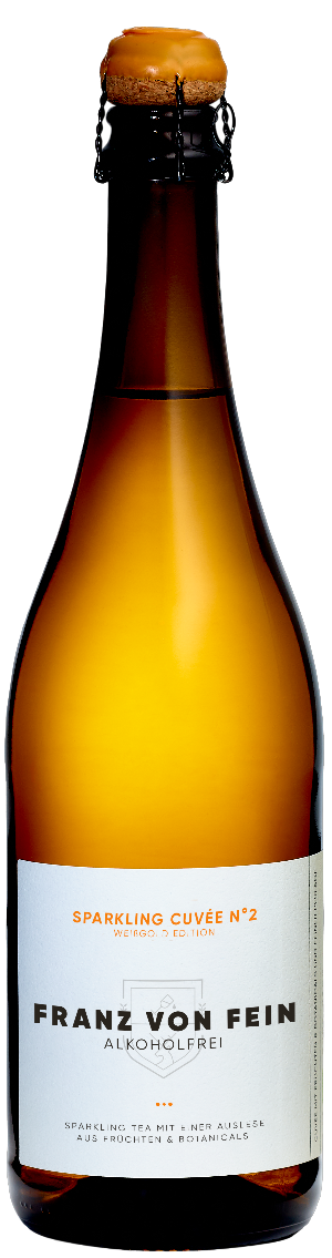 Alkoholfreier Sparkling Tea Cuvée Nº2 Weißgold Edition
