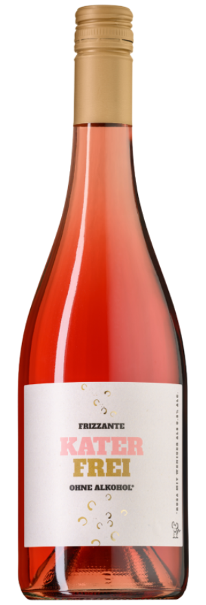 Winzer Sommerach Katerfrei Frizzante Alkoholfrei – prickelnde Flasche mit weißer Frucht und feiner Perlage, 0,75 l