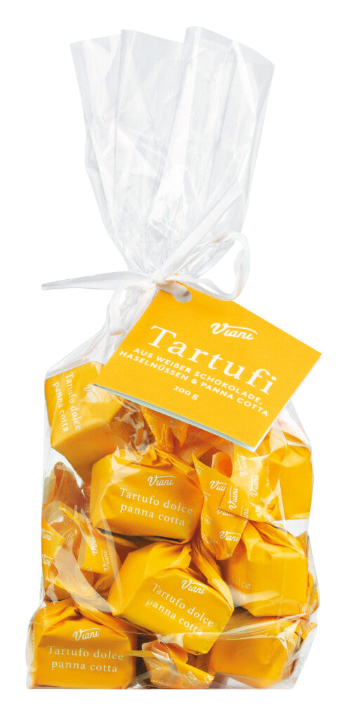 Tartufi dolci panna cotta, sacchetto