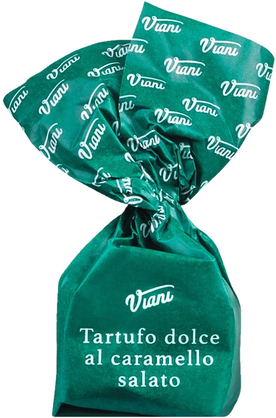 Tartufi dolci caramello e nocciole sal., sacchetto