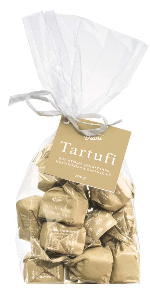 Tartufi dolci al cappuccino, sacchetto