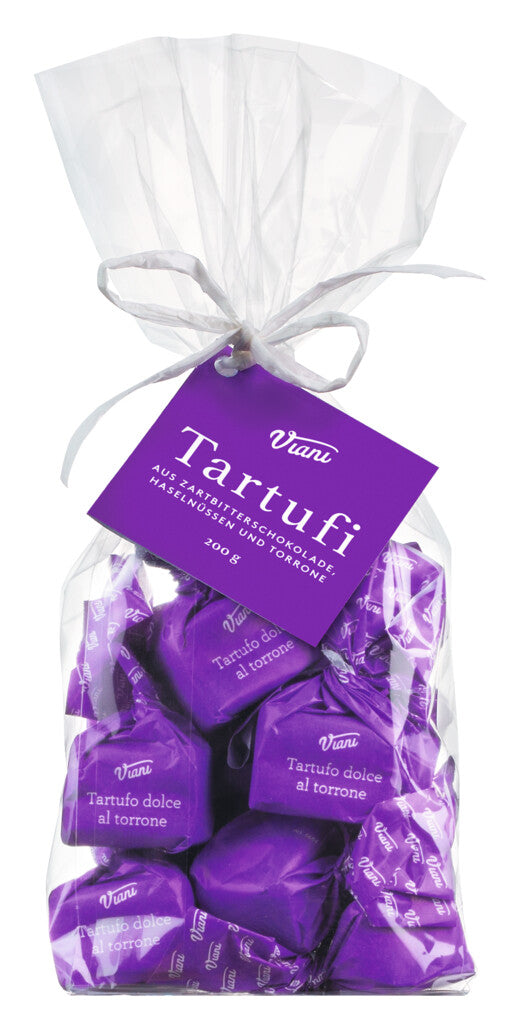 Tartufi dolci al torrone, sacchetto
