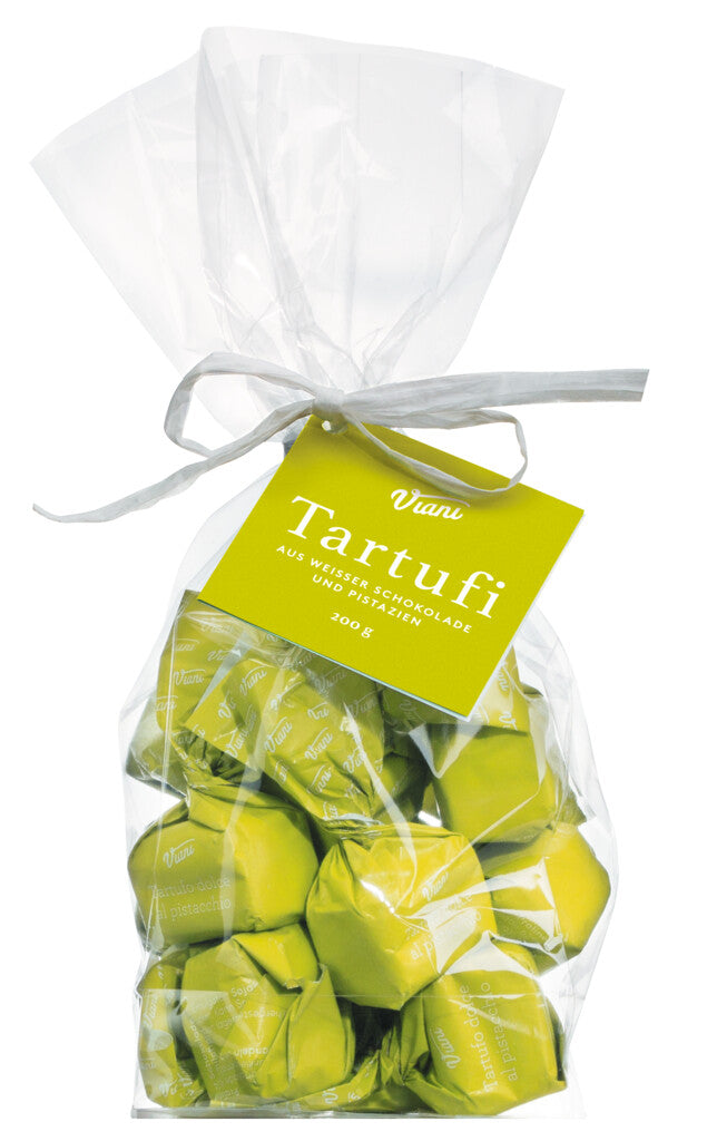 Tartufi dolci al pistacchio, sacchetto