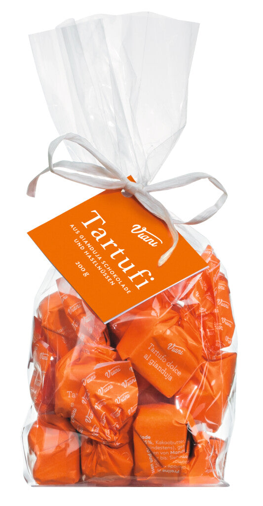 Tartufi dolci al gianduja, sacchetto