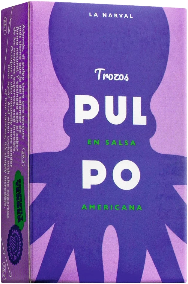 La Narval Octopus pieces in American sauce