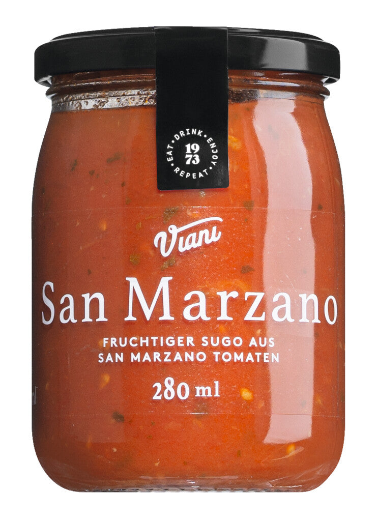 Sugo con pomodoro San Marzano DOP