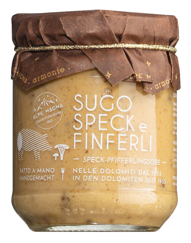 Sugo speck e finferli
