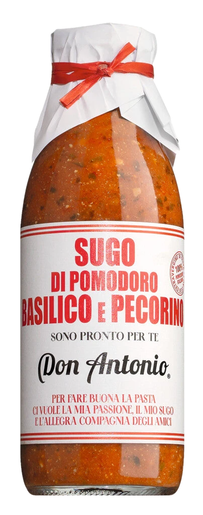 Sugo al basilico e pecorino