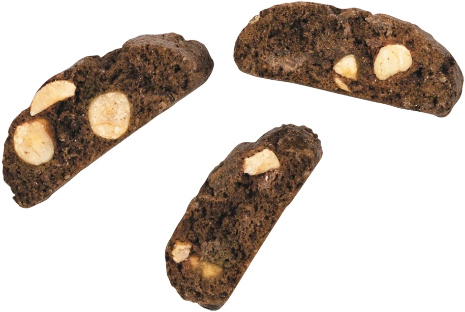 Cantuccini con nocciole e cioccolato fondente