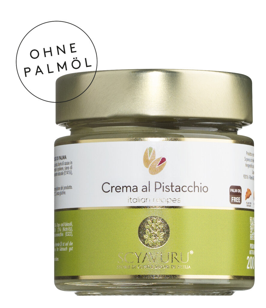 Crema al Pistacchio senza olio di palma