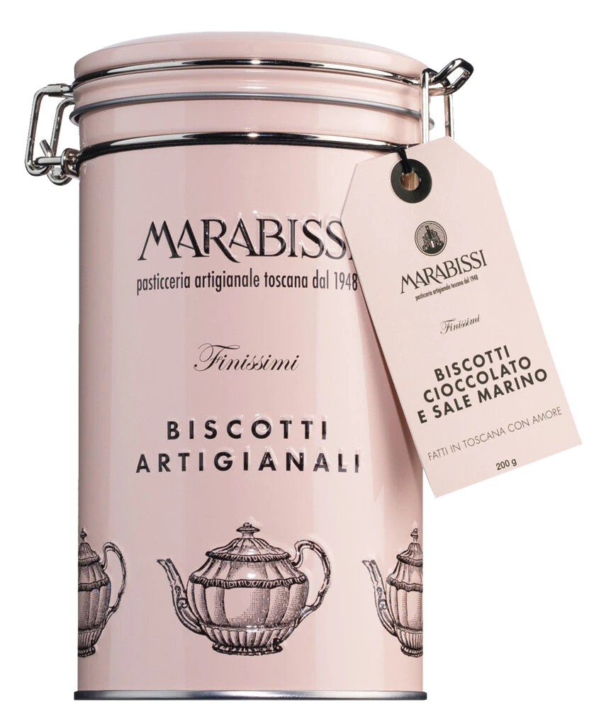 Biscotti cioccolato e sale marino, Arancio