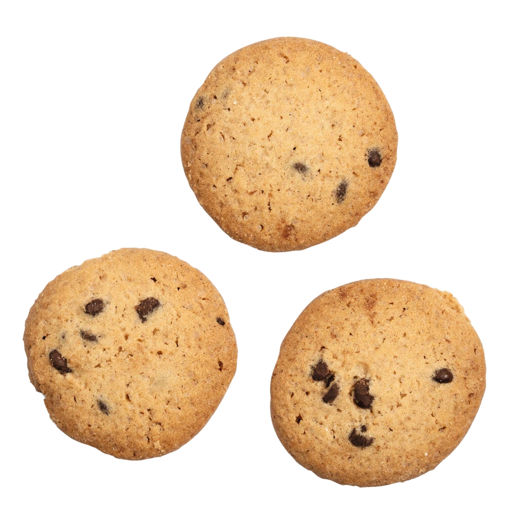 Biscotti cioccolato, cannella e arancia, Azzurro