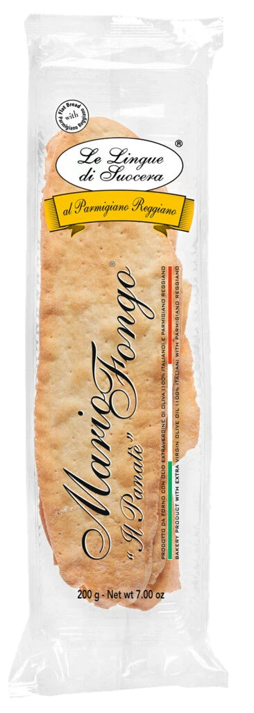 Lingue di suocera con parmigiano