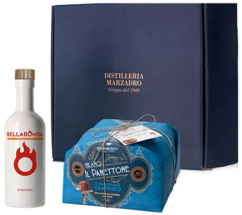 Panettone Box 500g +1 Fl. Bellabomba 0,2l