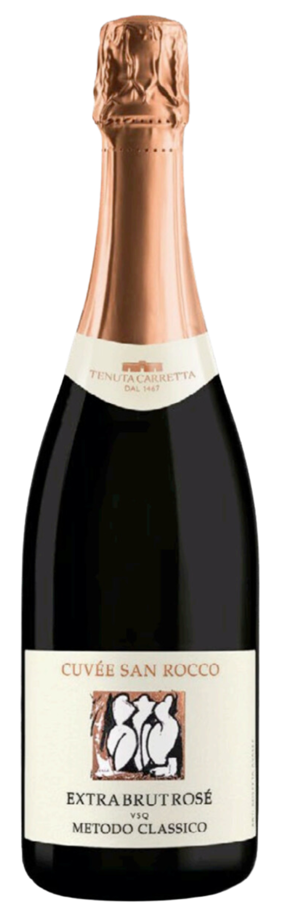 Cuvee San Rocco Extra Brut Rosé Nebbiolo d'Alba Spumante DOC