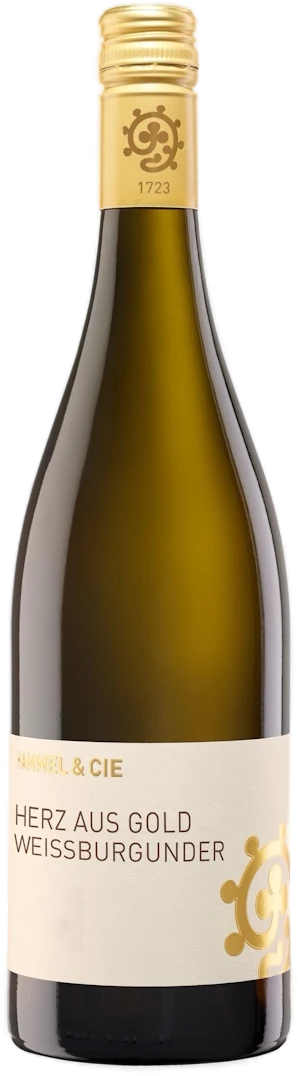 Hammel & Cie Herz aus Gold Weissburgunder