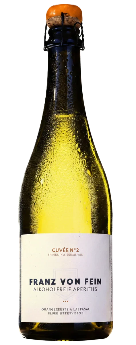 Franz von Fein Sparkling Tea Cuvée Nº2 Weißgold Edition – alkoholfreie Teecuvée in eleganter Flasche