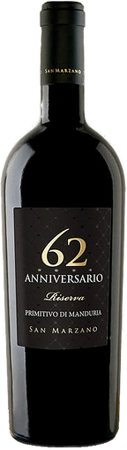 Anniversario 62 Primitivo di Manduria Riserva