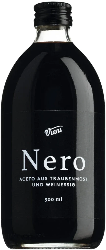 NERO Aceto Balsamico von Antonio Viani, 500 ml, dunkle sirupartige Flasche aus Italien