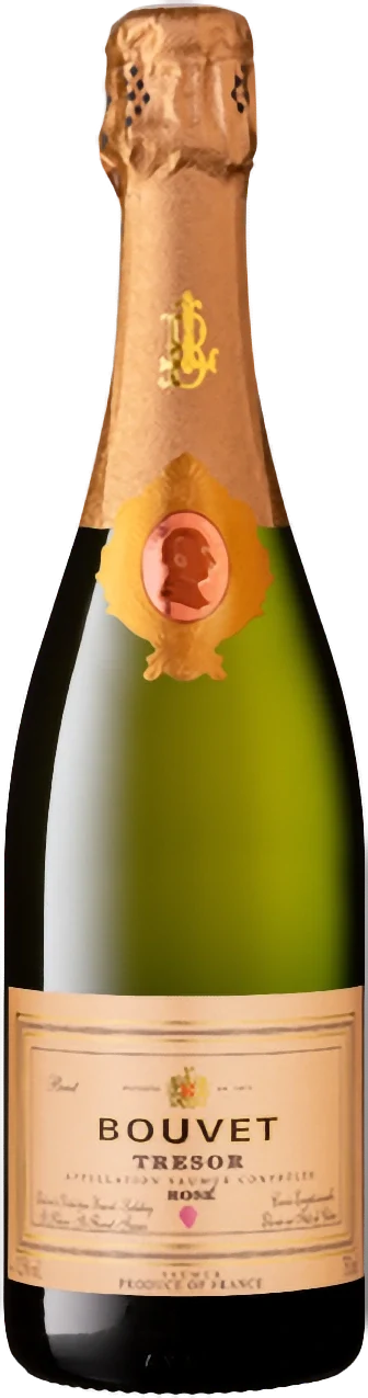 Flasche Bouvet Tresor Rosé Brut, 1,5 l, Bouvet Ladubay, roséfarbener Schaumwein