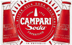 Campari Soda Aperitif von Campari, 5 Miniaturflaschen à 0,098 L in roter Verpackung
