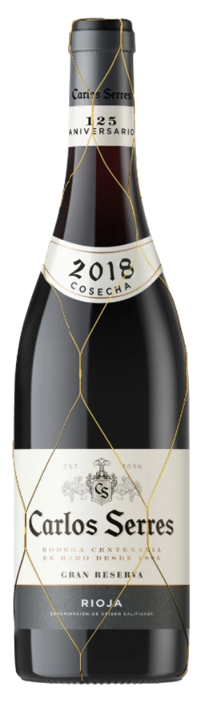 Rotwein-Flasche Carlos Serres Gran Reserva von Bodegas Carlos Serres