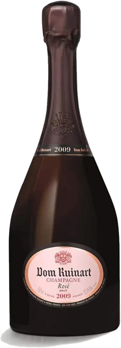 Bottle of Dom Ruinart Rosé 2009 from Champagne Ruinart, prestige cuvée, rosé sparkling wine