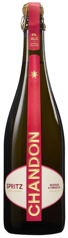 Moët & Chandon Chandon Spritz Berries – trinkfertiger Aperitif, helles Rosé mit Beerenfrucht-Aromen, feine Perlage