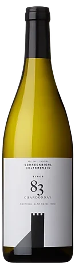 Kellerei Schreckbichl Chardonnay Since 83 – Südtiroler Weißwein mit reifer gelber Frucht und Haselnussnote in der Flasche.