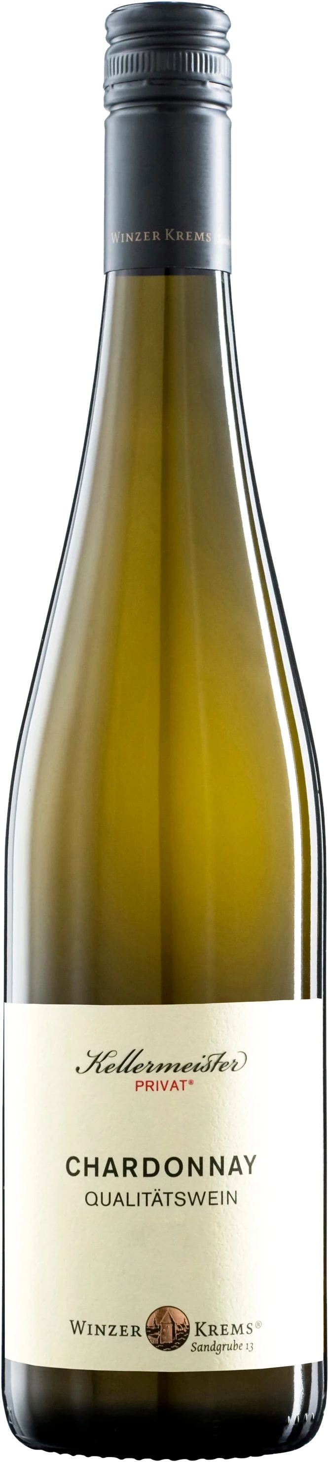 Weißweinflasche Chardonnay KELLERMEISTER PRIVAT von WINZER KREMS eG