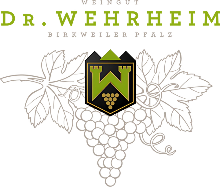 Logo des Weinguts Dr. Wehrheim aus Birkweiler, Südpfalz, VDP-Mitglied mit biodynamischem Weinbau.