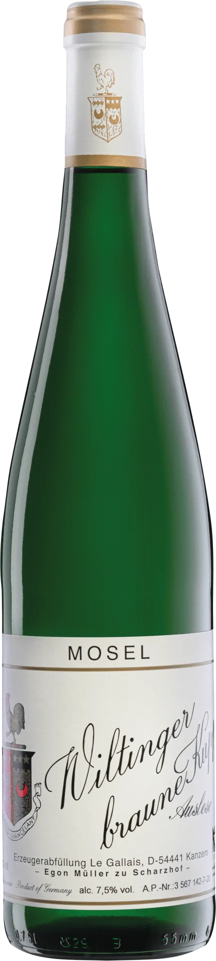 Egon Müller Le Gallais Wiltinger Braune Kupp Riesling Auslese