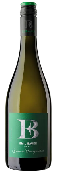 Emil Bauer Pinot Gris white wine bottle, dry Pinot Gris from the Emil Bauer winery