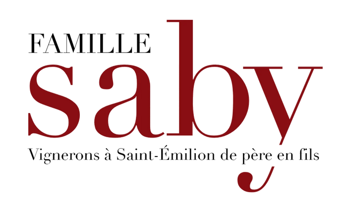 Logo der Famille Saby, Familienweingut aus Saint-Émilion, Bordeaux, seit 1775.