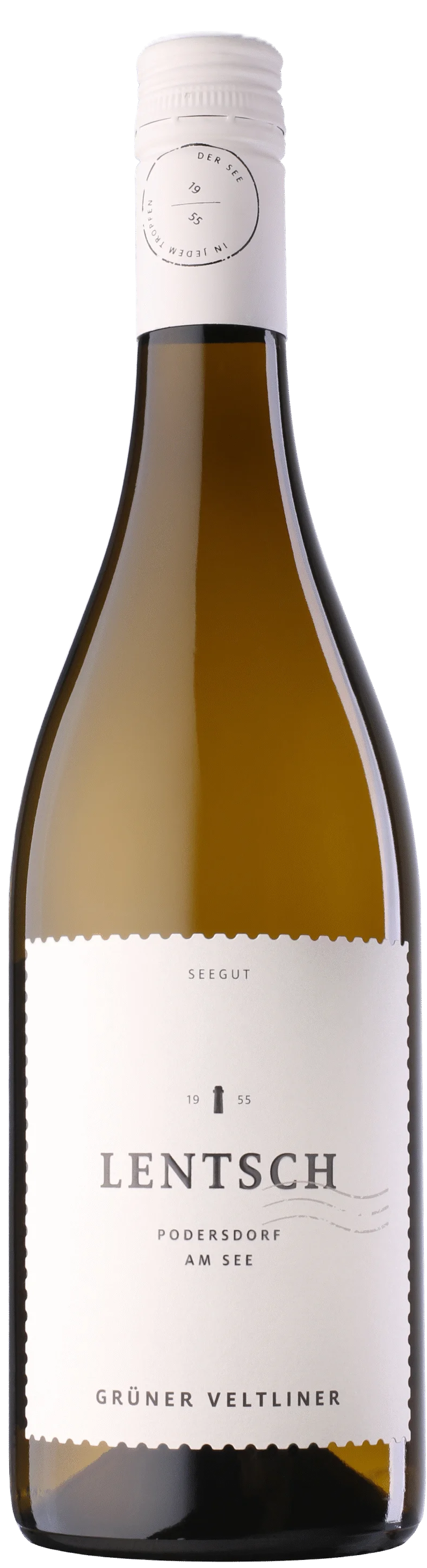 Weinflasche Grüner Veltliner von Weingut Lentsch GesnbR, österreichischer Weißwein