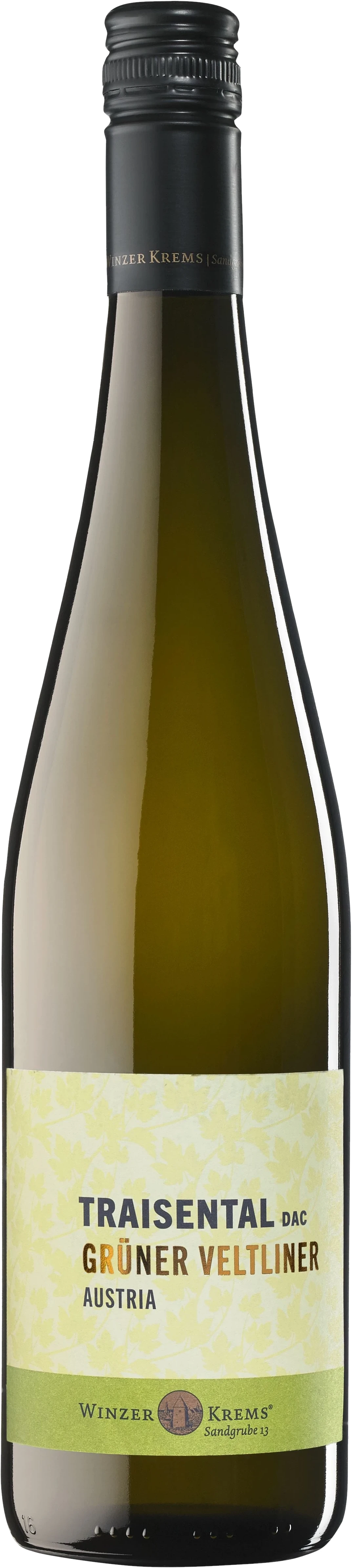 Flasche Grüner Veltliner Traisental DAC von Winzer Krems eG, österreichischer Weißwein