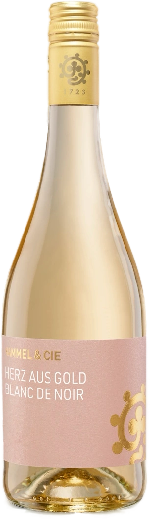 Hammel & Cie Herz aus Gold Blanc de Noir