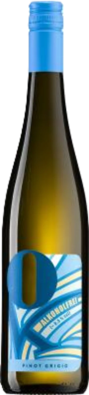Weingut Lukas Kesselring Pinot Grigio alkoholfrei – helle Weißweinflasche mit modernem Etikett