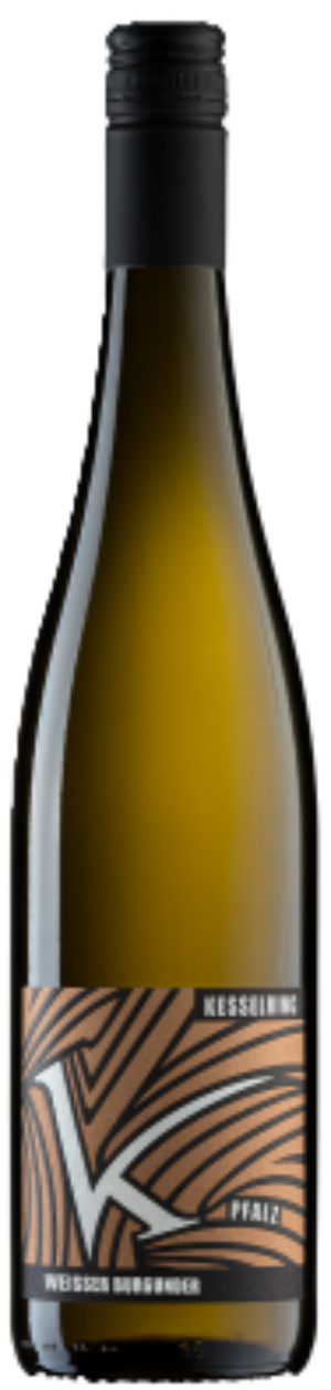 Weinflasche Kesselring Weissburgunder vom Weingut Lukas Kesselring, weißer Wein aus der Rebsorte Weißburgunder.