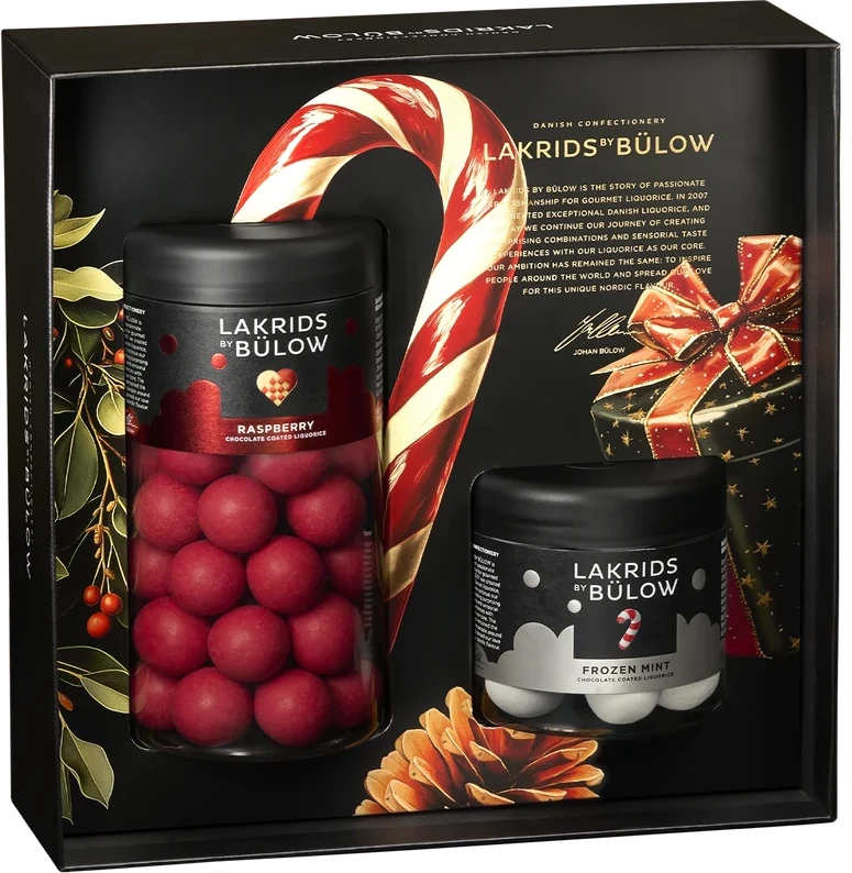 Lakrids by Bülow WINTER BOX BERRY & FROZEN, gift box with liquorice specialties in winter packaging