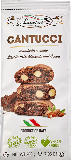 Cantucci con Mandorle e Cacao 200g