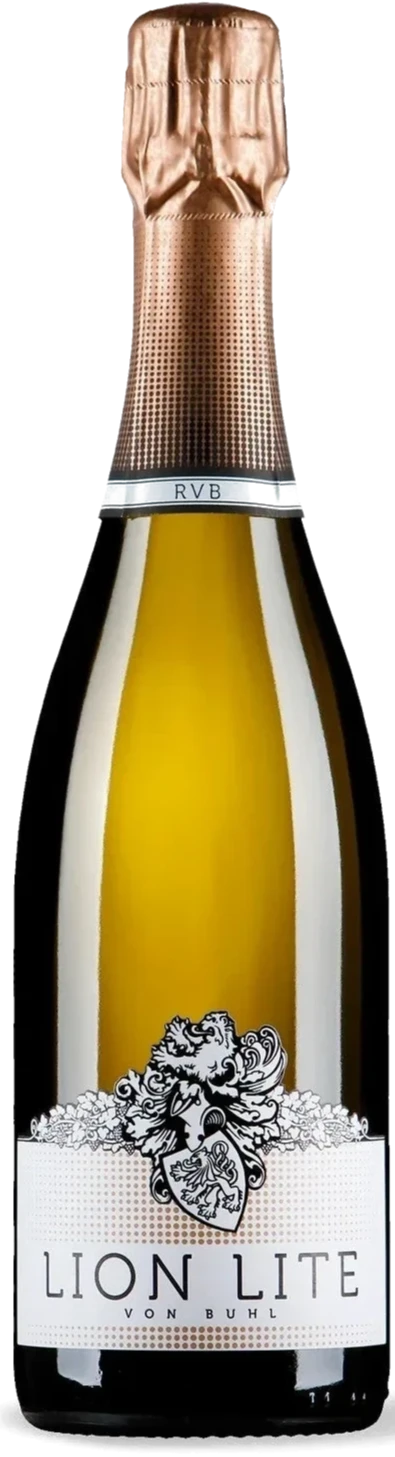 Reichsrat von Buhl Lion Lite alkoholfrei, Flasche eines alkoholfreien Schaumweins
