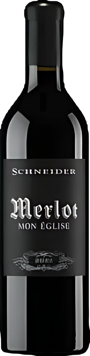 Bottle of Markus Schneider Merlot, red wine from the Pfalz