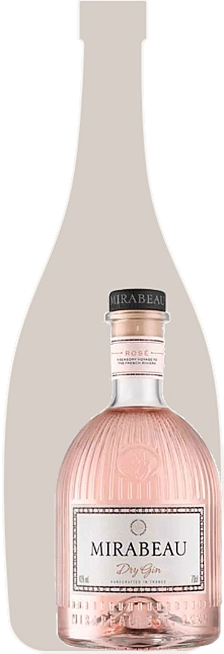 Mirabeau Dry Rosé Gin 0,20L