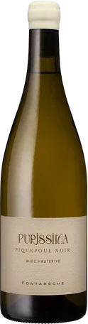 Bottle of Purissima white wine from Chateau Fontarèche