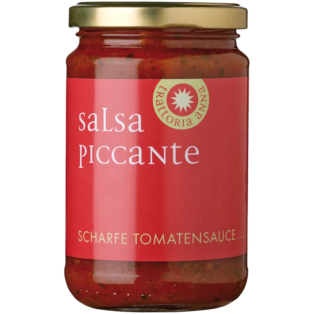Trattoria Anna Salsa Piccante 290g – pikante italienische Chilisauce im Glas