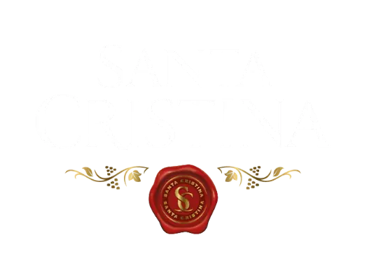 Logo des toskanischen Weinguts Santa Cristina, gegründet 1946 in der Toskana, Italien.
