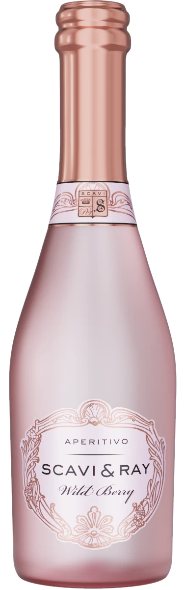 Flasche Scavi & Ray Wildberry Aperitif mit Beerenmotiv auf dem Etikett