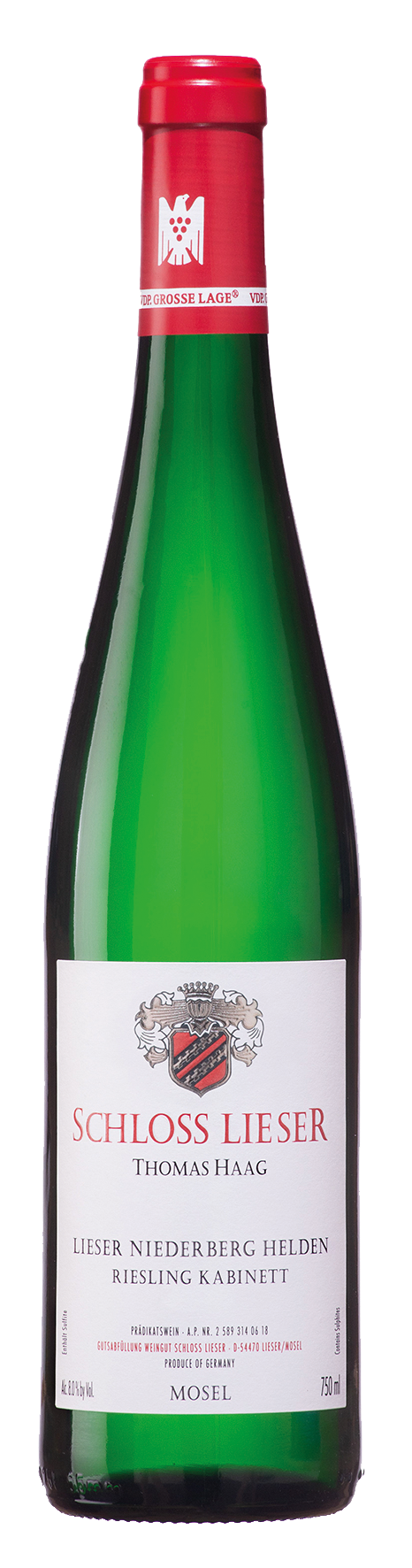 Schloss Lieser Niederberg Helden Riesling Kabinett (feinfruchtig)