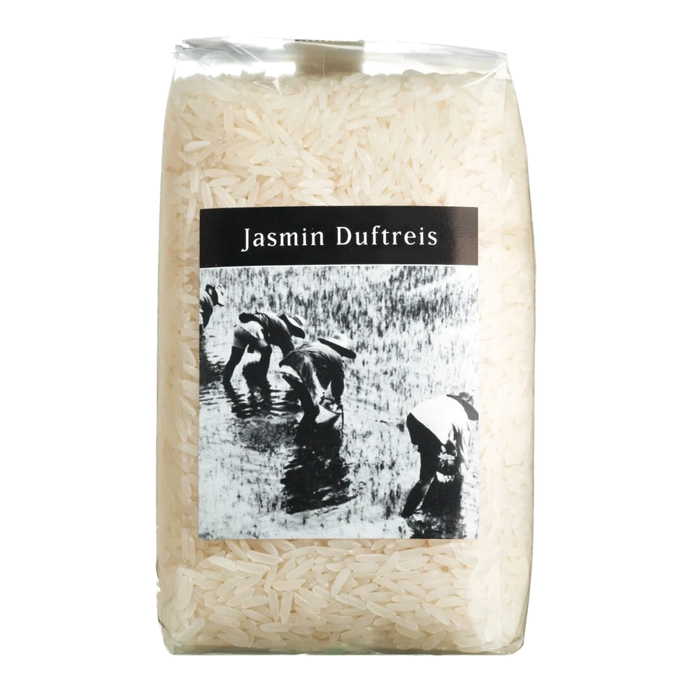 Viani Jasmin-Duftreis Triple A Quality, weiße Reiskörner in Verpackung, aromatischer Langkornreis